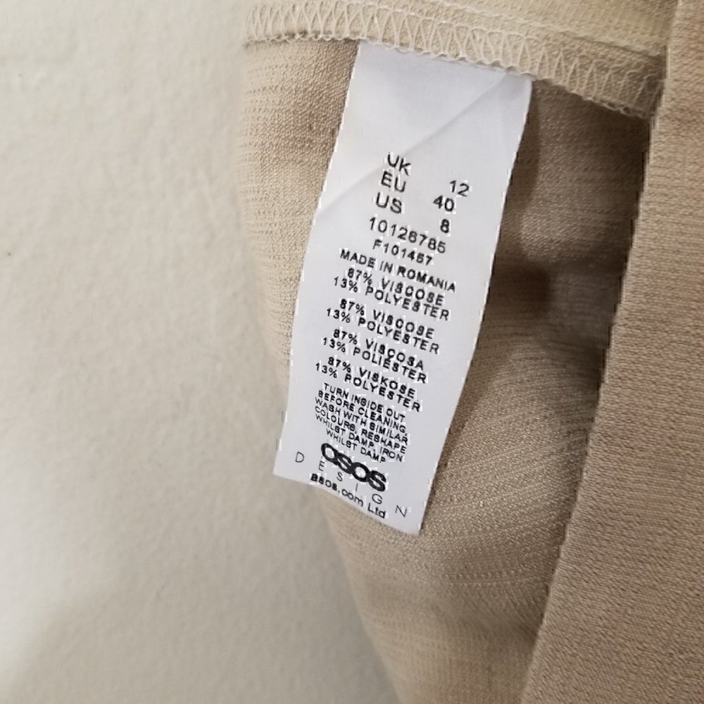 ASOS High Rise Pull-On Pant Size 8 - Picture 7 of 7